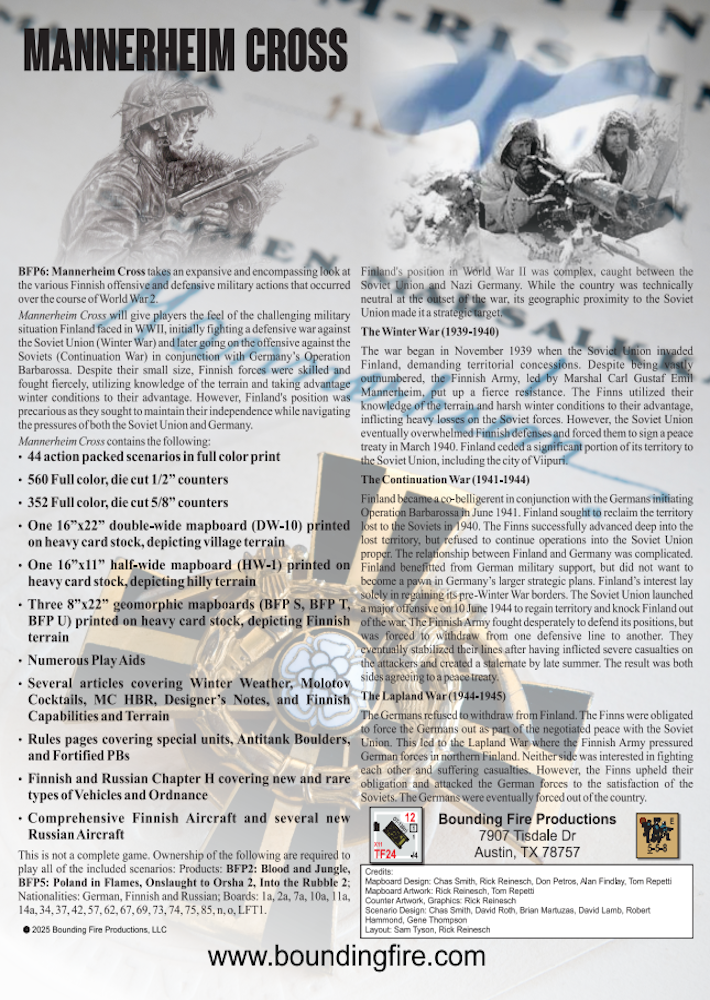BFP6: Mannerheim Cross